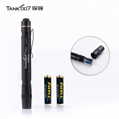 TANK007探客黃光白光兩檔小手電 醫(yī)生LED迷你筆型帶夾手電筒 PA02A